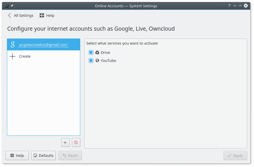 Google Drive service management